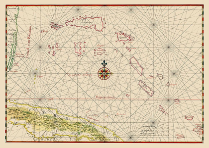 Picture of CUBA BAHAMAS - VINCKEBOONS 1650