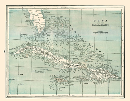 Picture of CUBA BAHAMAS - RATHBUN 1893