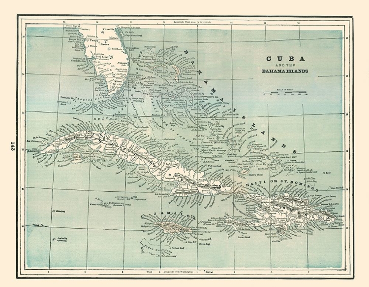 Picture of CUBA BAHAMAS - RATHBUN 1893