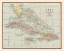 Picture of CENTRAL AMERICA CUBA BAHAMA ISLANDS - CRAM 1888
