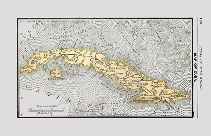Picture of CENTRAL AMERICA CUBA CARIBBEAN SEA - ALDEN 1886
