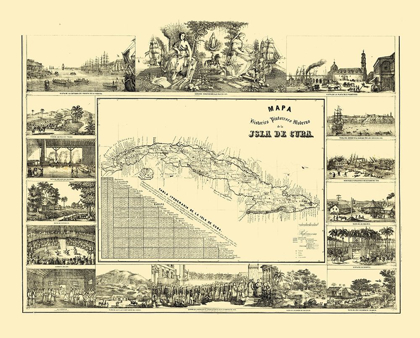 Picture of CENTRAL AMERICA CUBA - MAY 1853
