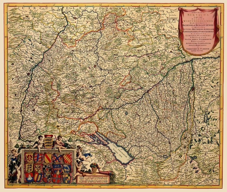Picture of GRAND DUCHY OF BADEN GERMANY - DE WIT 1688