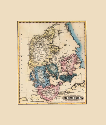 Picture of SCANDINAVIA DENMARK - LUCAS 1823