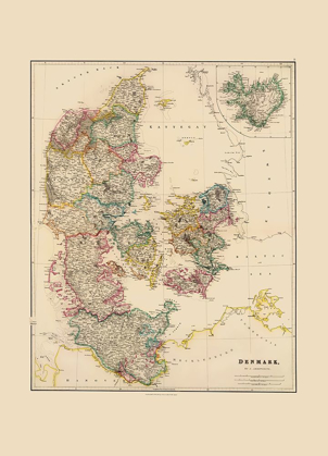 Picture of SCANDINAVIA DENMARK - ARROWSMITH 1844