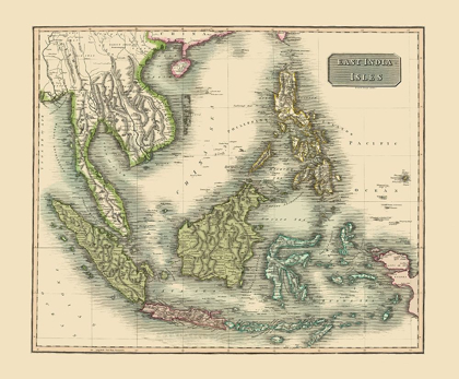 Picture of EAST INDIA ISLES PHILIPPINES ASIA - THOMSON 1814