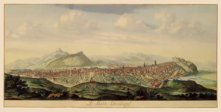 Picture of EDINBURGH SCOTLAND PANORAMIC GREAT BRITAIN - 1690