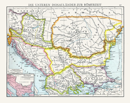 Picture of LOWER DANUBIAN COUNTRIES ROMAN EMPIRE EUROPE
