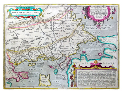 Picture of THRACE GREECE EASTERN EUROPE - ORTELIUS 1570