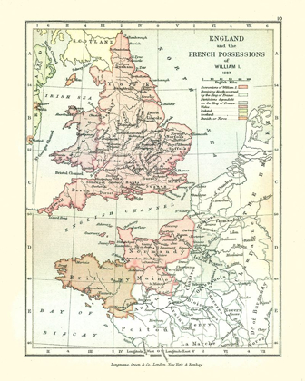 Picture of EUROPE ENGLAND FRANCE 1087 - GARDINER 1902