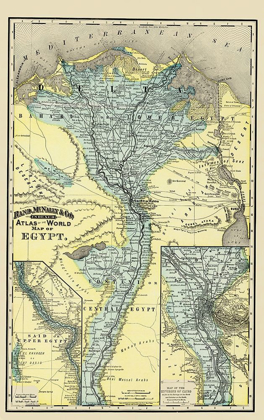 Picture of MIDDLE EAST EGYPT - RAND MCNALLY 1892