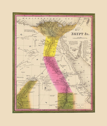 Picture of MIDDLE EAST EGYPT - MITCHELL 1846