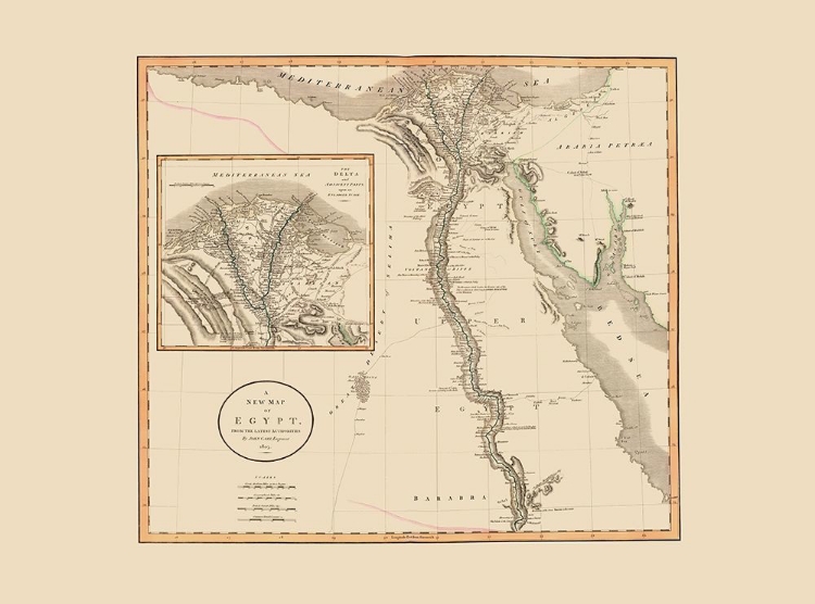Picture of MIDDLE EAST EGYPT - CARY 1805