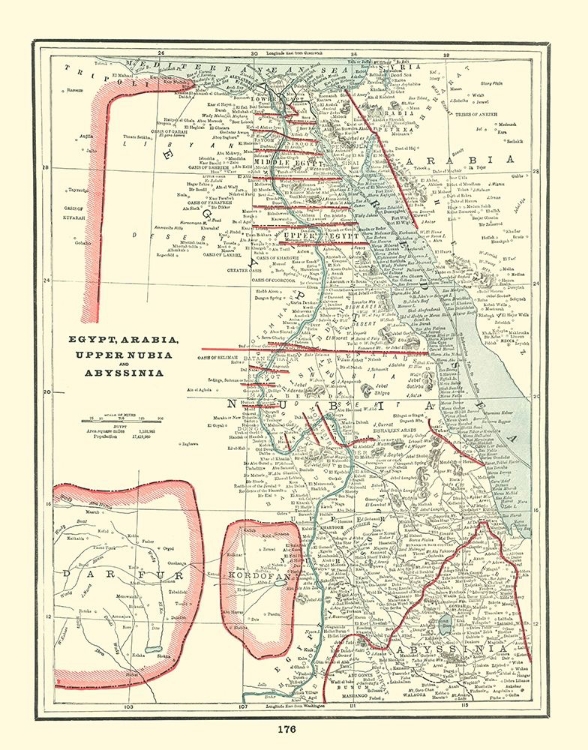 Picture of MIDDLE EAST EGYPT ARABIA NUBIA ABYSSINIA