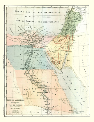 Picture of MIDDLE EAST ANCIENT EGYPT ARABIA CANAAN