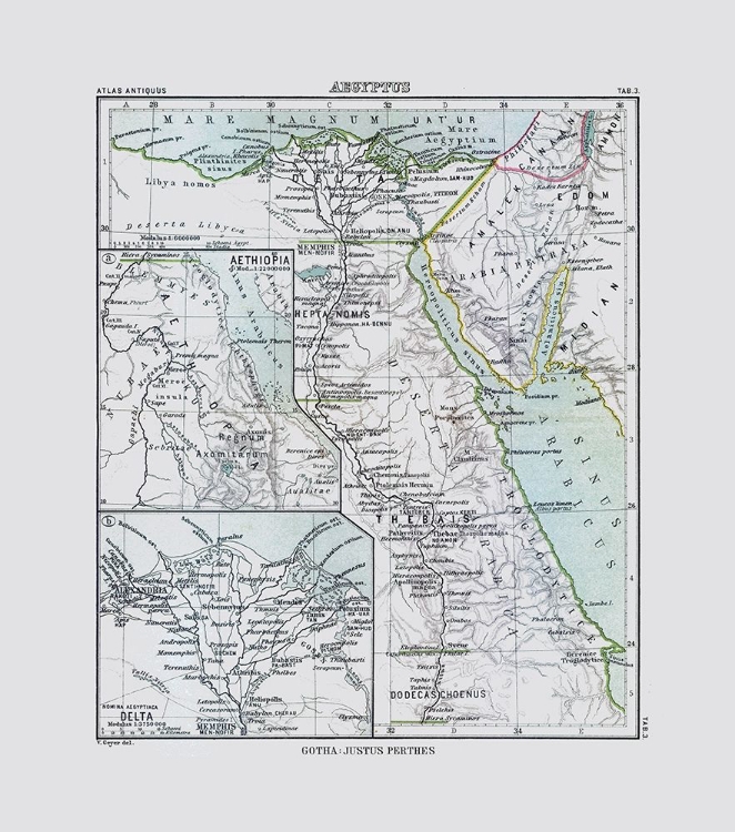 Picture of AFRICA EGYPT - PERTHES 1896