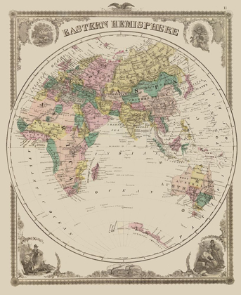 Picture of EASTERN HEMISPHERE - ANDREAS 1875