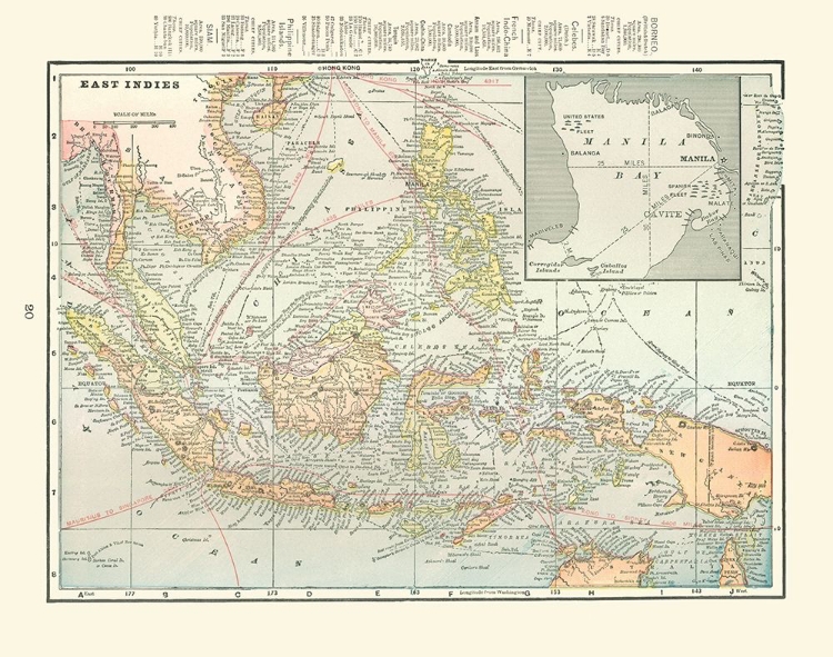 Picture of EAST INDIES CHINA PHILIPPINES - CRAM 1898