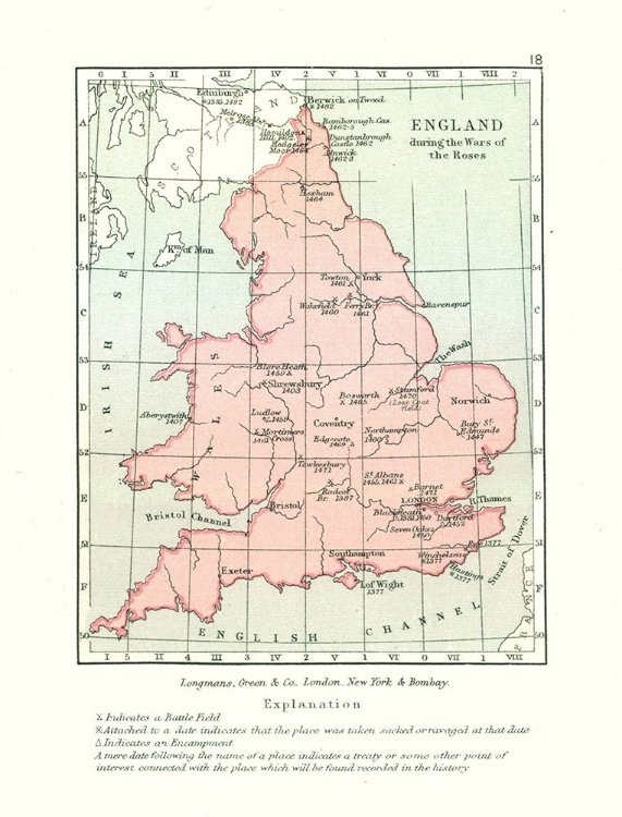 Picture of WAR OF ROSES ENGLAND - GARDINER 1902