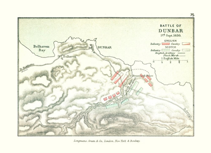 Picture of SCOTLAND BATTLE OF DUNBAR 1650 - GARDINER 1902