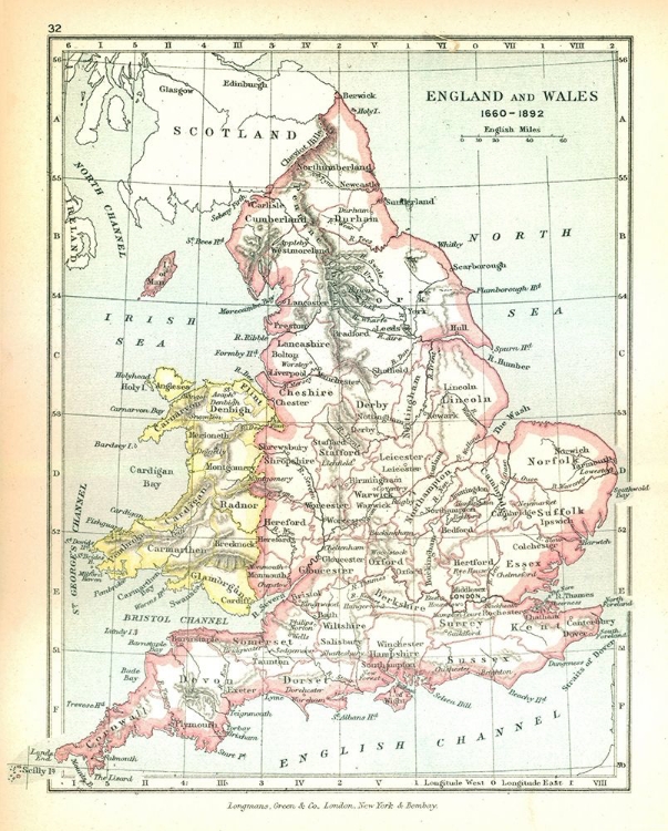 Picture of ENGLAND WALES 1660 - GARDINER 1902