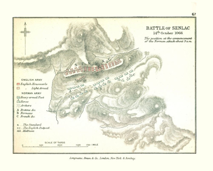 Picture of BATTLE OF SENLAC 1066 ENGLAND - GARDINER 1902