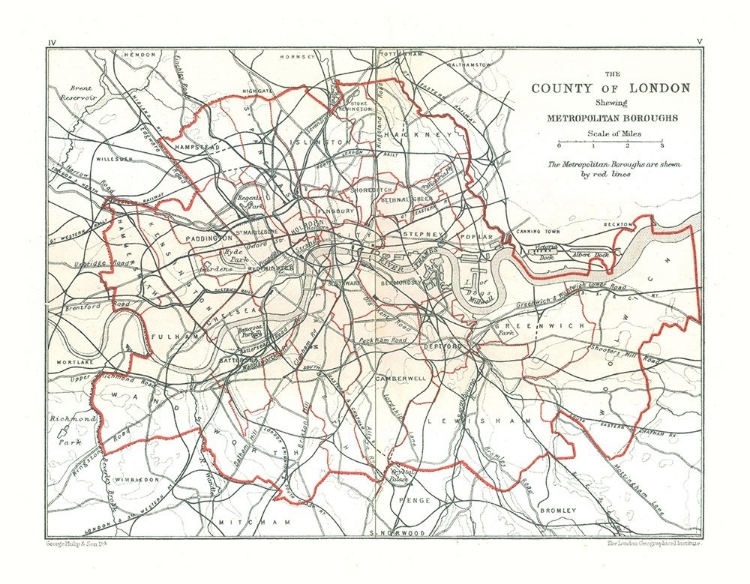 Picture of COUNTY OF LONDON ENGLAND - PHILIP 1904
