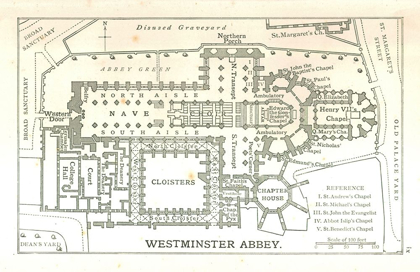 Picture of WESTMINSTER ABBEY ENGLAND - PHILIP 1904