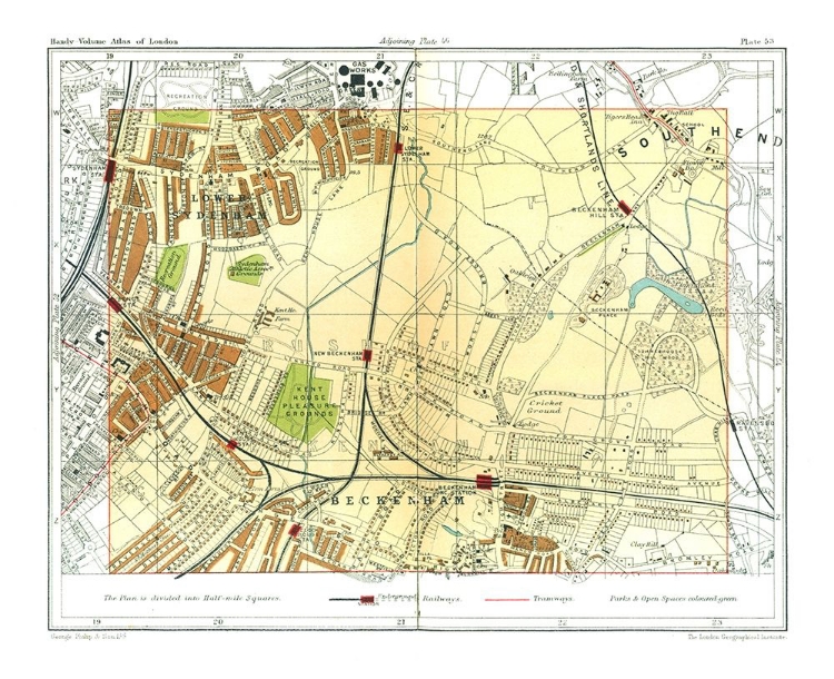 Picture of SYDENHAM BECKENHAM LONDON ENGLAND - PHILIP 1904