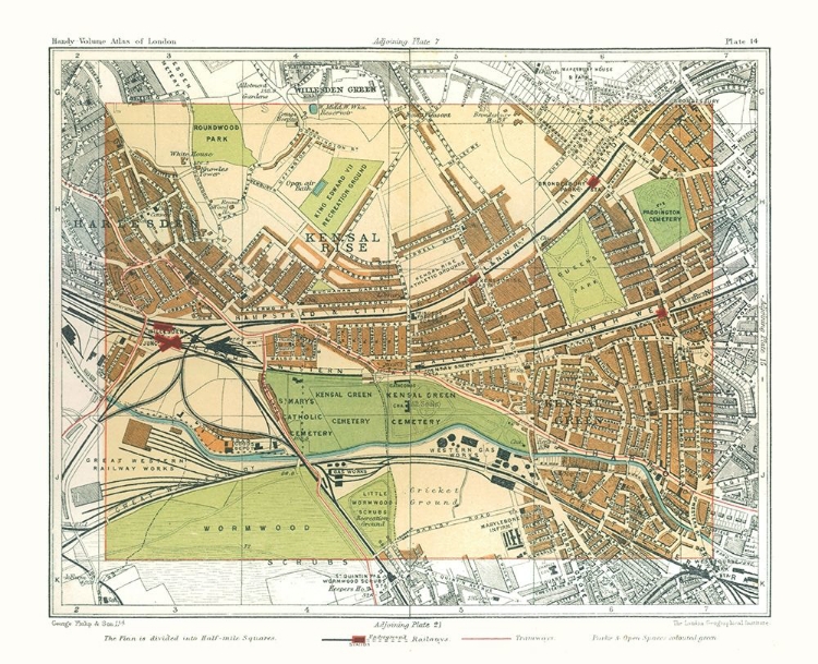 Picture of KENSAL GREEN LONDON ENGLAND - PHILIP 1904