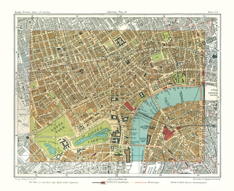 Picture of VICTORIA EMBANKMENT LONDON ENGLAND - PHILIP 1904