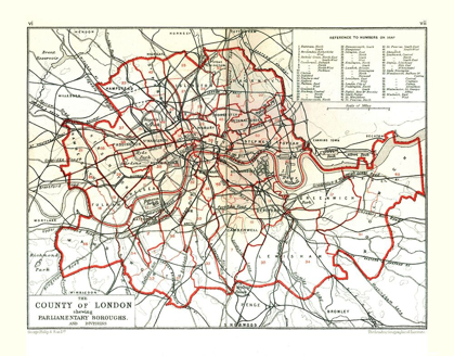 Picture of COUNTY OF LONDON ENGLAND - PHILIP 1904