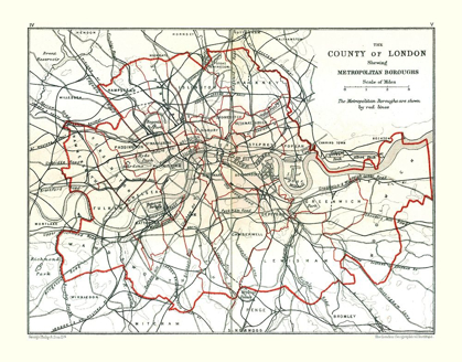 Picture of LONDON METROPOLITAN BOROUGH ENGLAND - PHILIP 1904