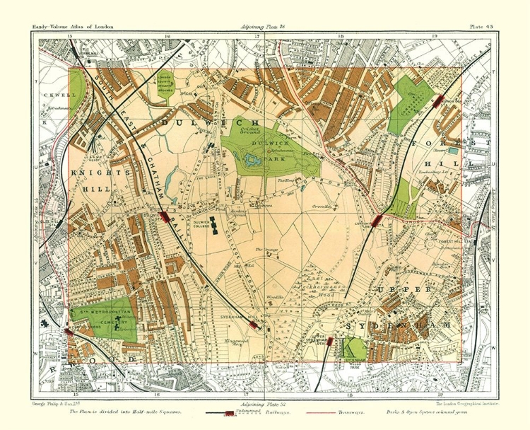 Picture of DULWICH LONDON ENGLAND - PHILIP 1904