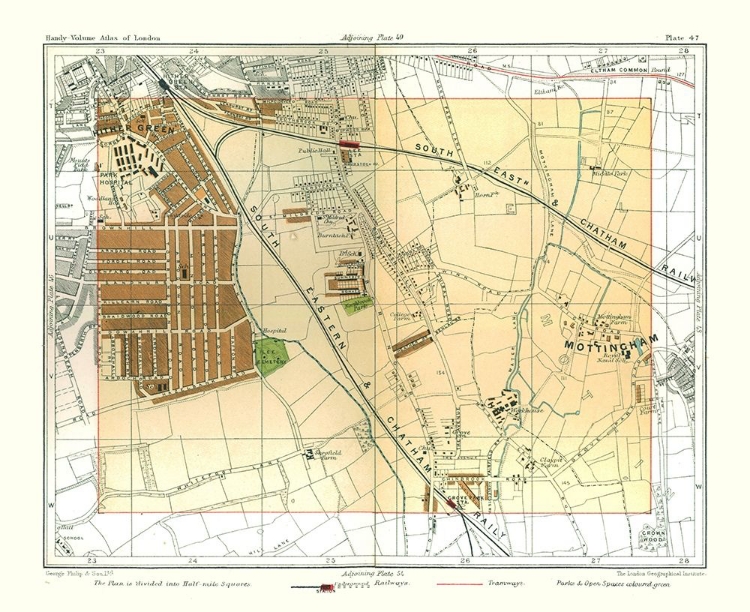 Picture of MOTTINGHAM LONDON ENGLAND - PHILIP 1904