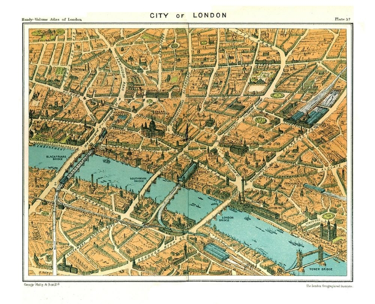 Picture of CITY OF LONDON ENGLAND - PHILIP 1904