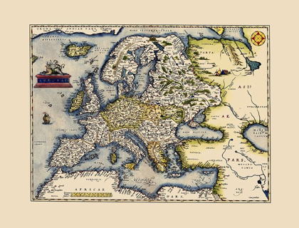 Picture of EUROPE - ORTELIUS 1570