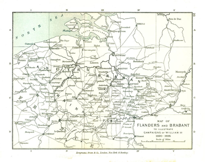 Picture of FLANDERS BRABANT 1690 BELGIUM NETHERLANDS