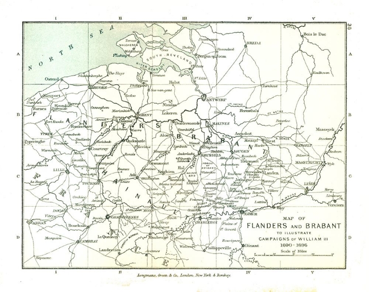 Picture of FLANDERS BRABANT 1690 BELGIUM NETHERLANDS