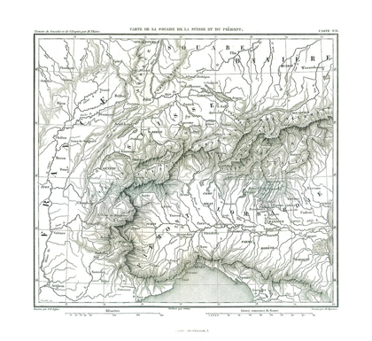 Picture of SWABIA GERMANY PIEDMONT ITALY EUROPE - THIERS 1866