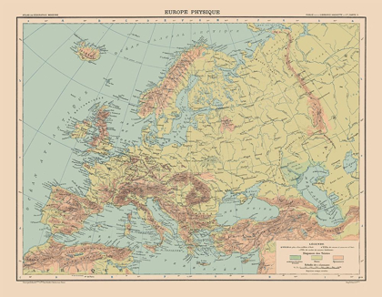 Picture of PHYSICAL EUROPE - SCHRADER 1908