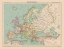 Picture of POLITICAL EUROPE - SCHRADER 1908