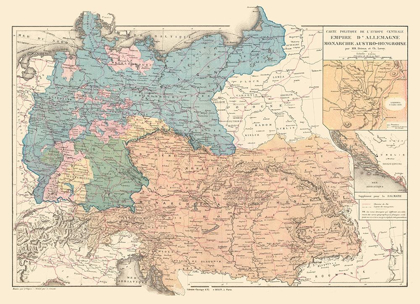 Picture of EUROPE GERMAN EMPIRE AUSTRIA HUNGARY - DRIOUX 1882