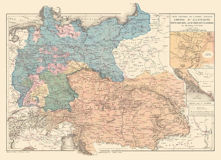 Picture of EUROPE GERMAN EMPIRE AUSTRIA HUNGARY - DRIOUX 1882