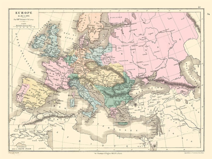 Picture of EUROPE 1815 TO 1866 - DRIOUX 1882