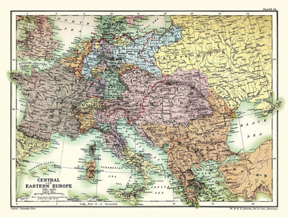 Picture of CENTRAL EASTERN EUROPE 1814-1863 - POOLE 1902