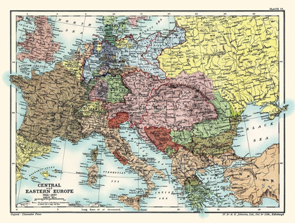 Picture of CENTRAL EASTERN EUROPE 1863-1897 - POOLE 1902