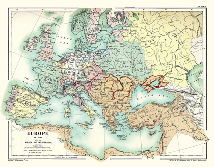 Picture of EUROPE 1648 PEACE OF WESTPHALIA - POOLE 1902