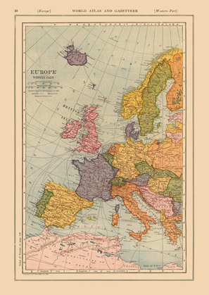Picture of WESTERN EUROPE - REYNOLD 1921