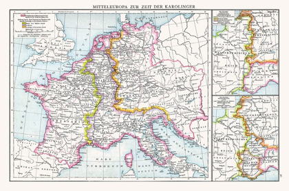 Picture of CENTRAL EUROPE CAROLINGIANS - DROYSEN 1886